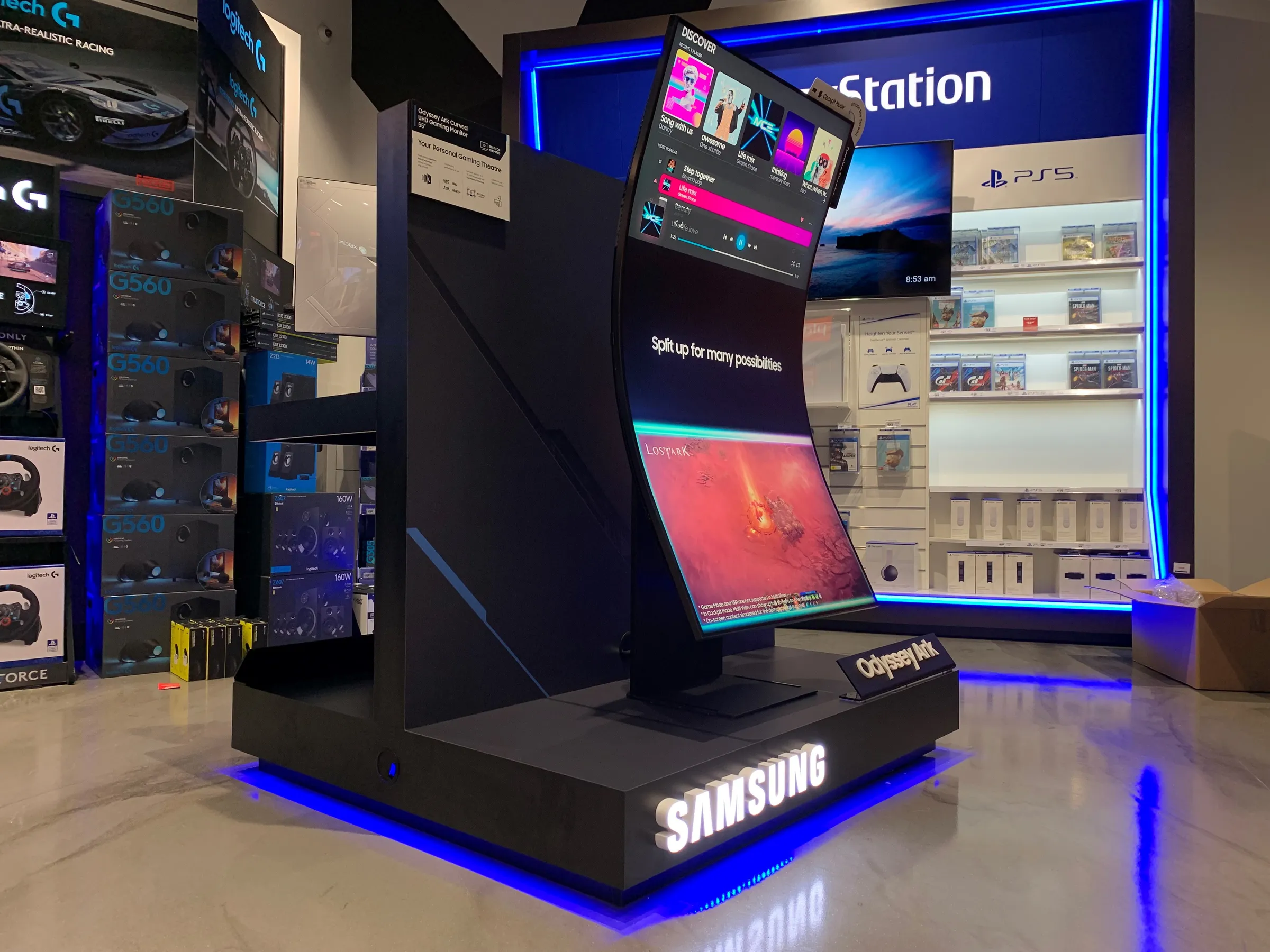 Samsung – Odyssey Ark — fit-out and joinery by VBP Interiors